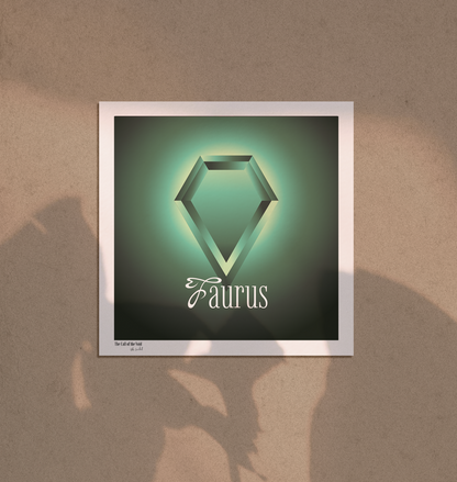 Taurus - Earthly Elegance in Abstract Form