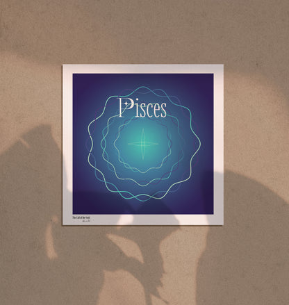 Pisces - Abstract Dreams in Oceanic Hues